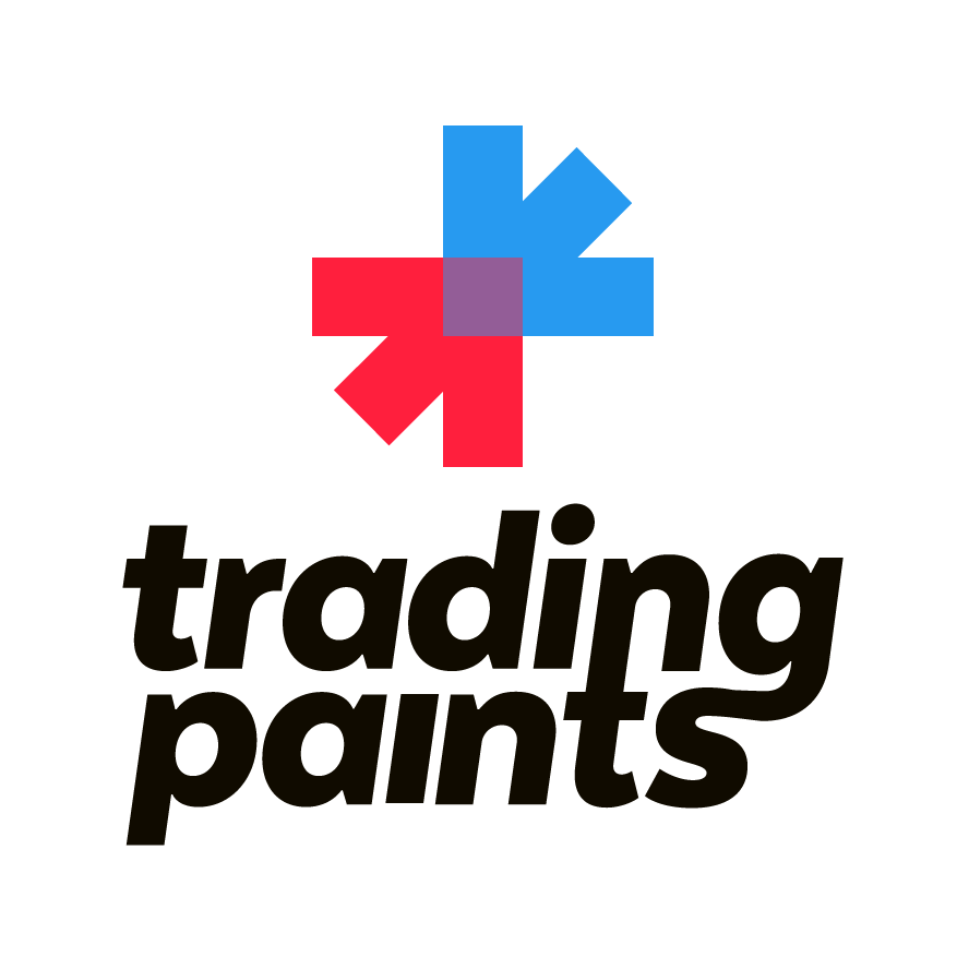 Trading Paints logo stacked
