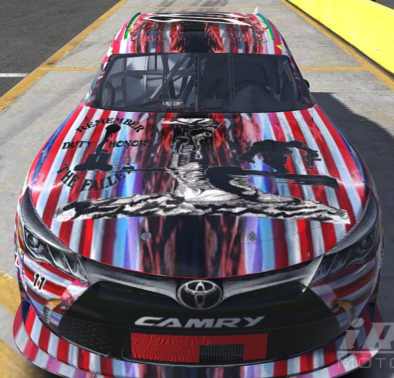 Xfinity Toyota Memorial Day by Jason Kinzer Trading Paints