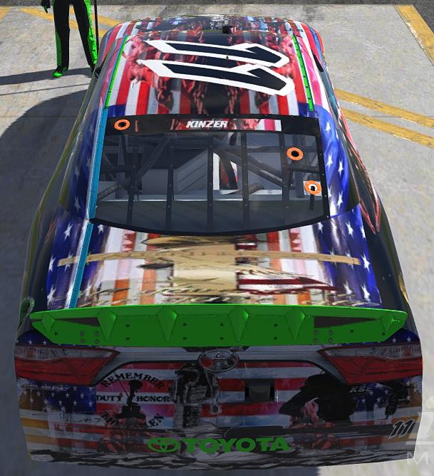 Xfinity Toyota Memorial Day by Jason Kinzer Trading Paints