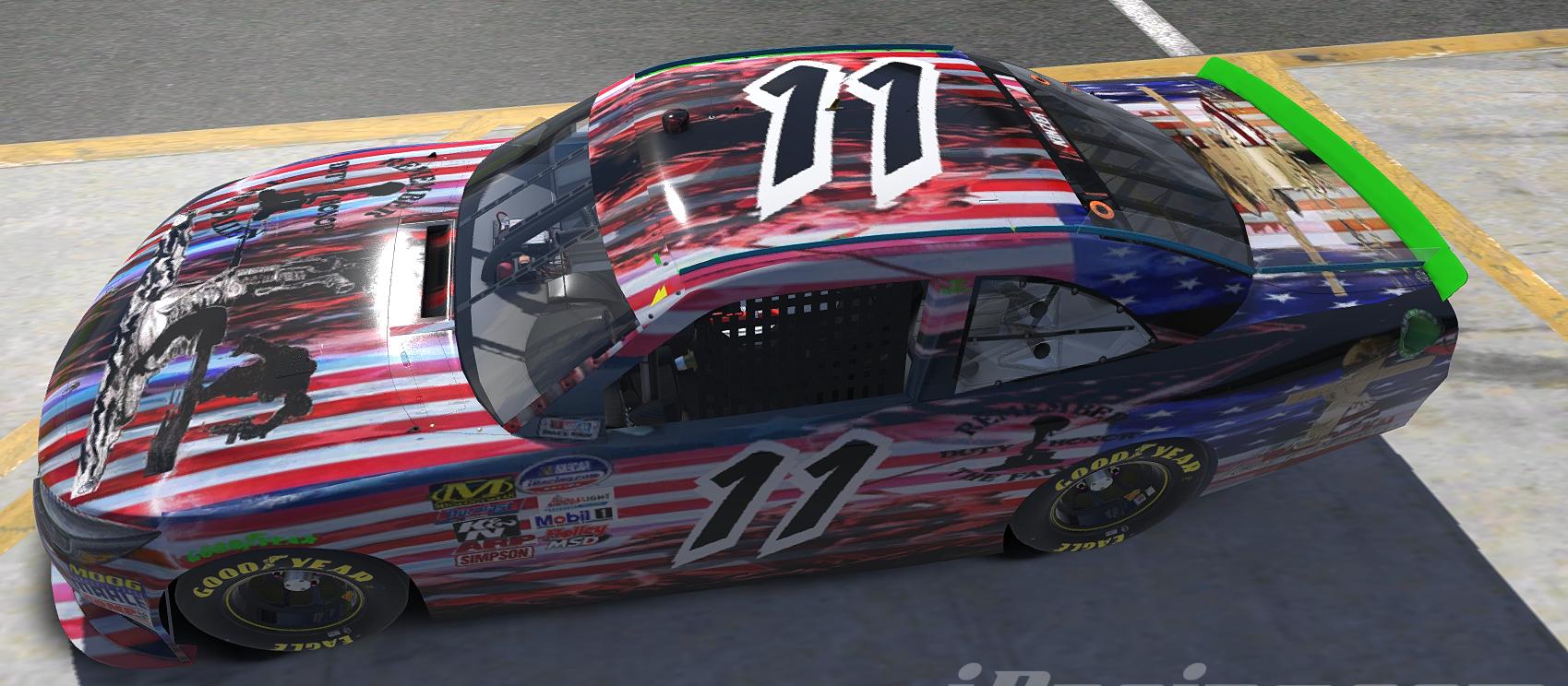 Xfinity Toyota Memorial Day by Jason Kinzer Trading Paints