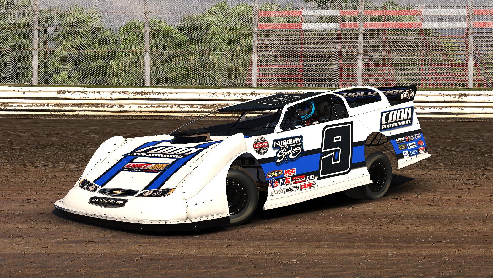 Cook Performance Dirt Late Model by Dante C. Trading Paints