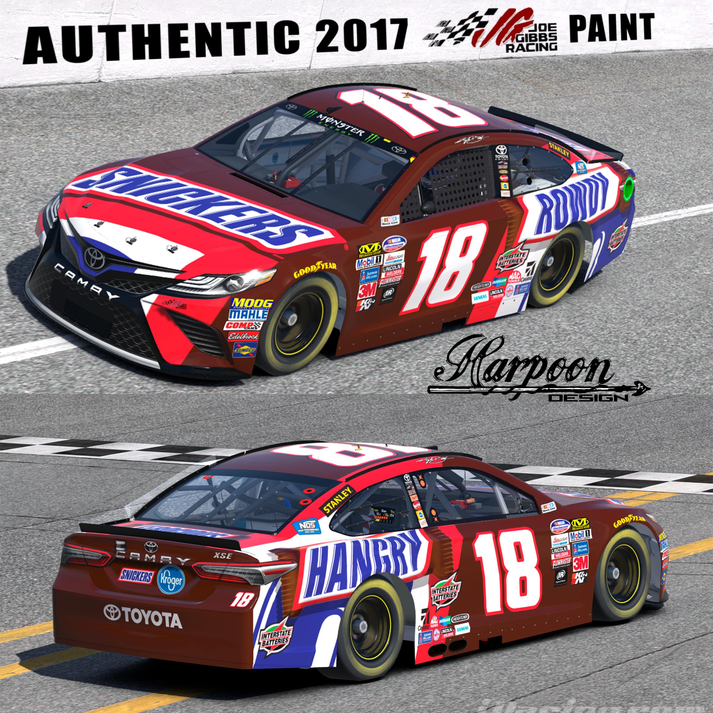 kyle busch snickers car
