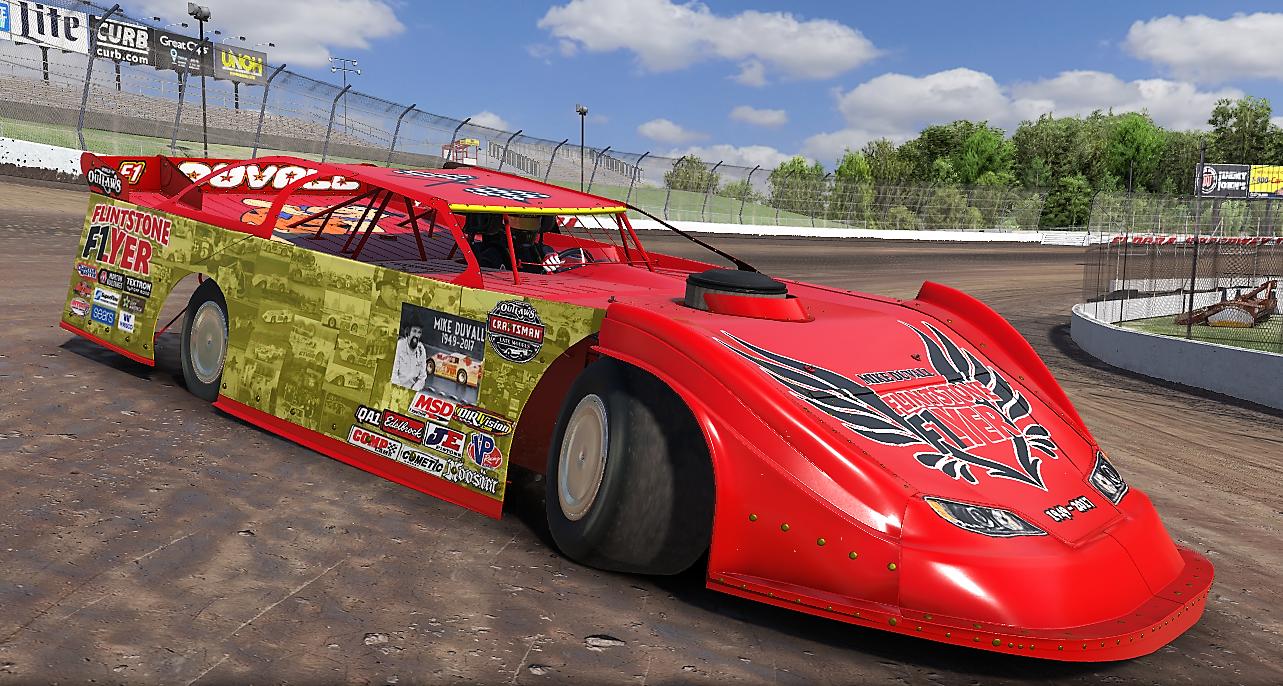 MIKE DUVALL TRIBUTE CAR by Byron Morris Trading Paints