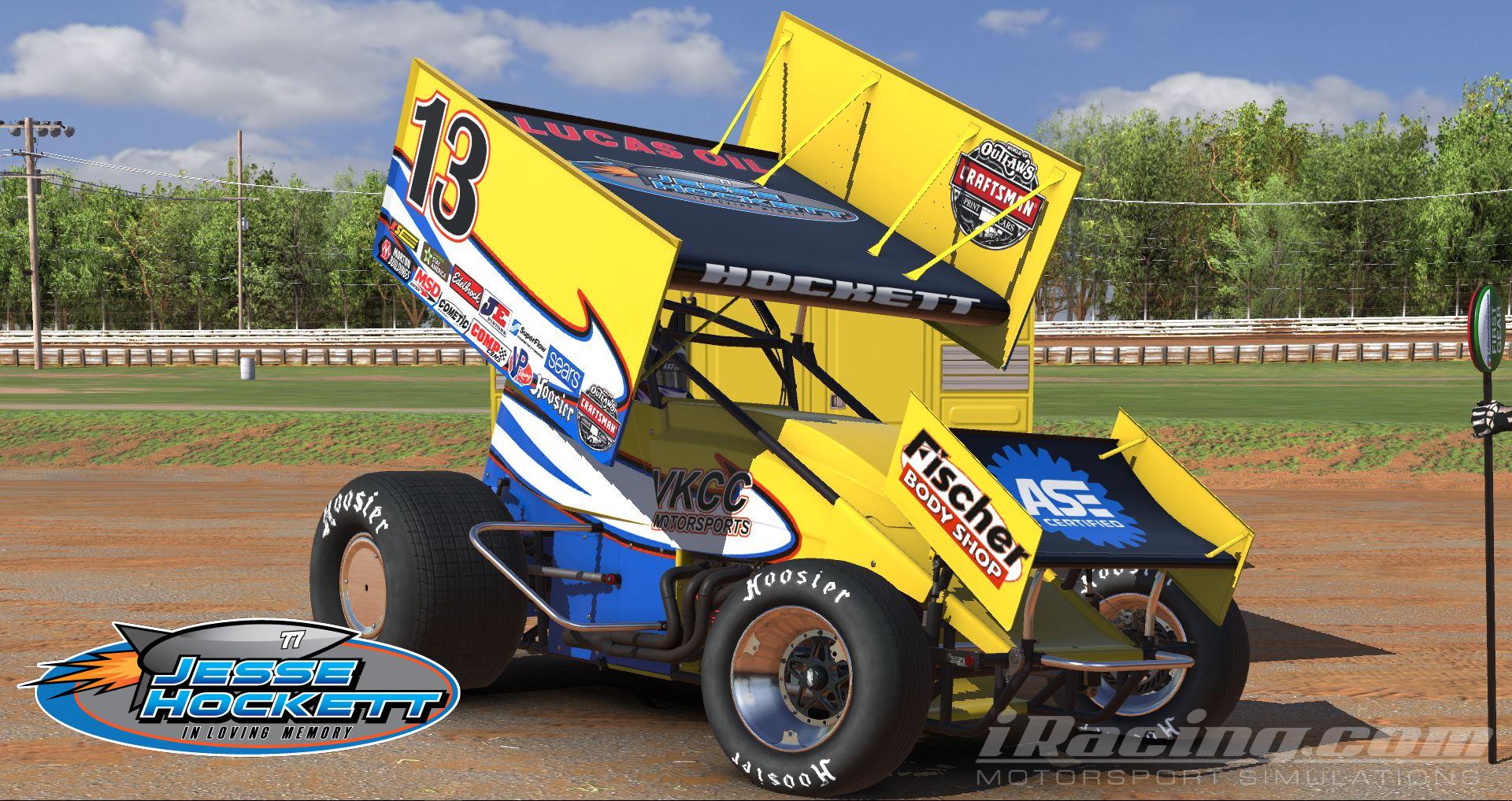 Jesse Hockett memorial by Fred T. Lipe Trading Paints