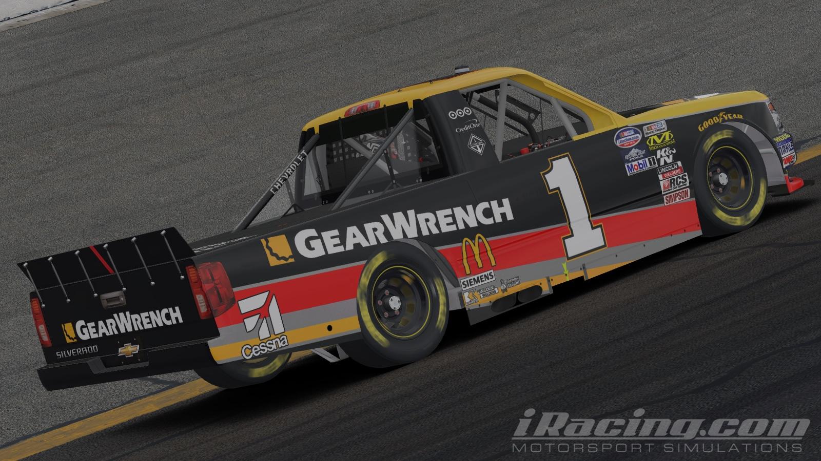 Jamie McMurray 2017 GearWrench Truck by Will Norton Trading Paints