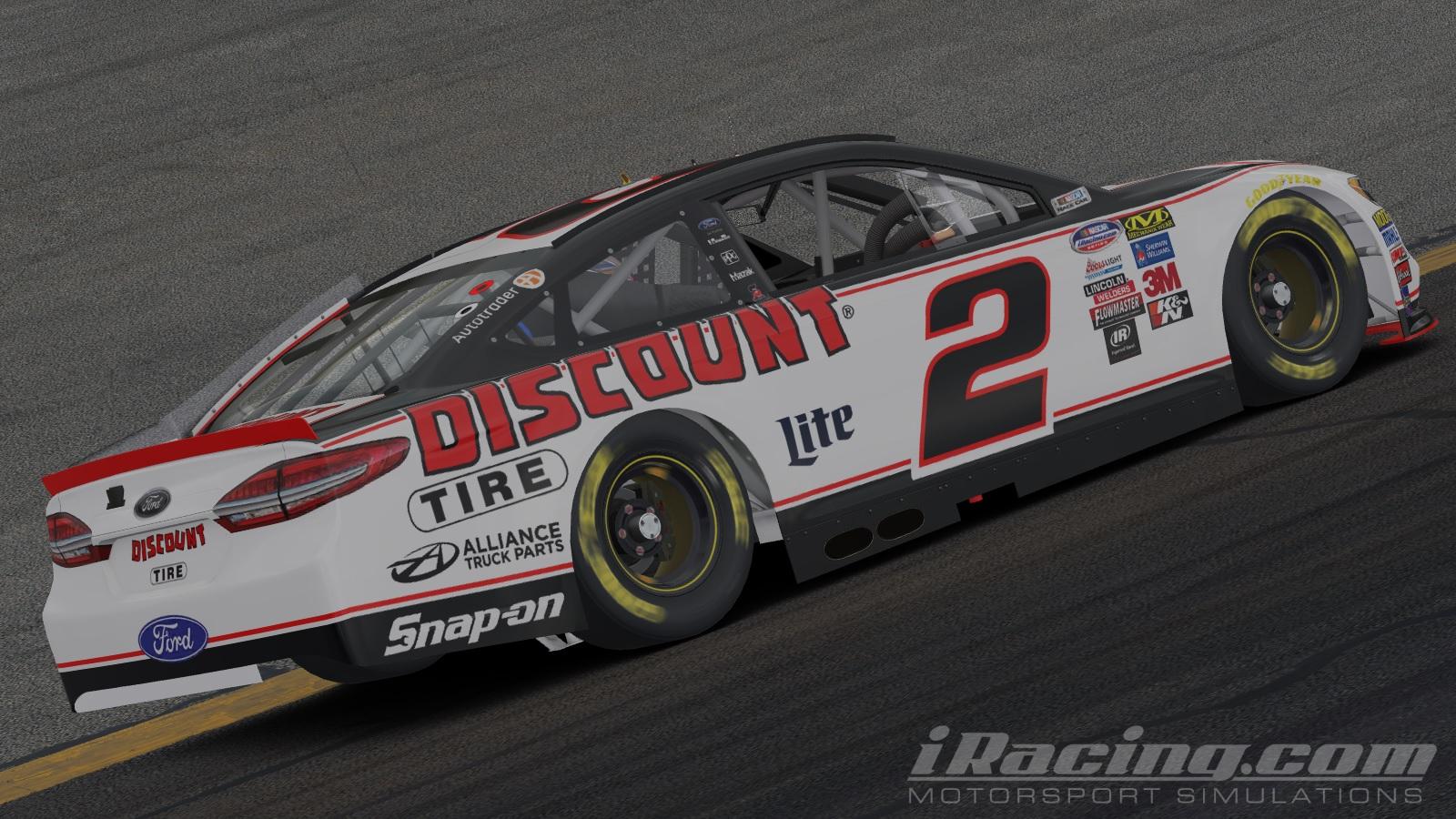 Brad Keselowski 2018 Discount Tire by Will Norton Trading Paints