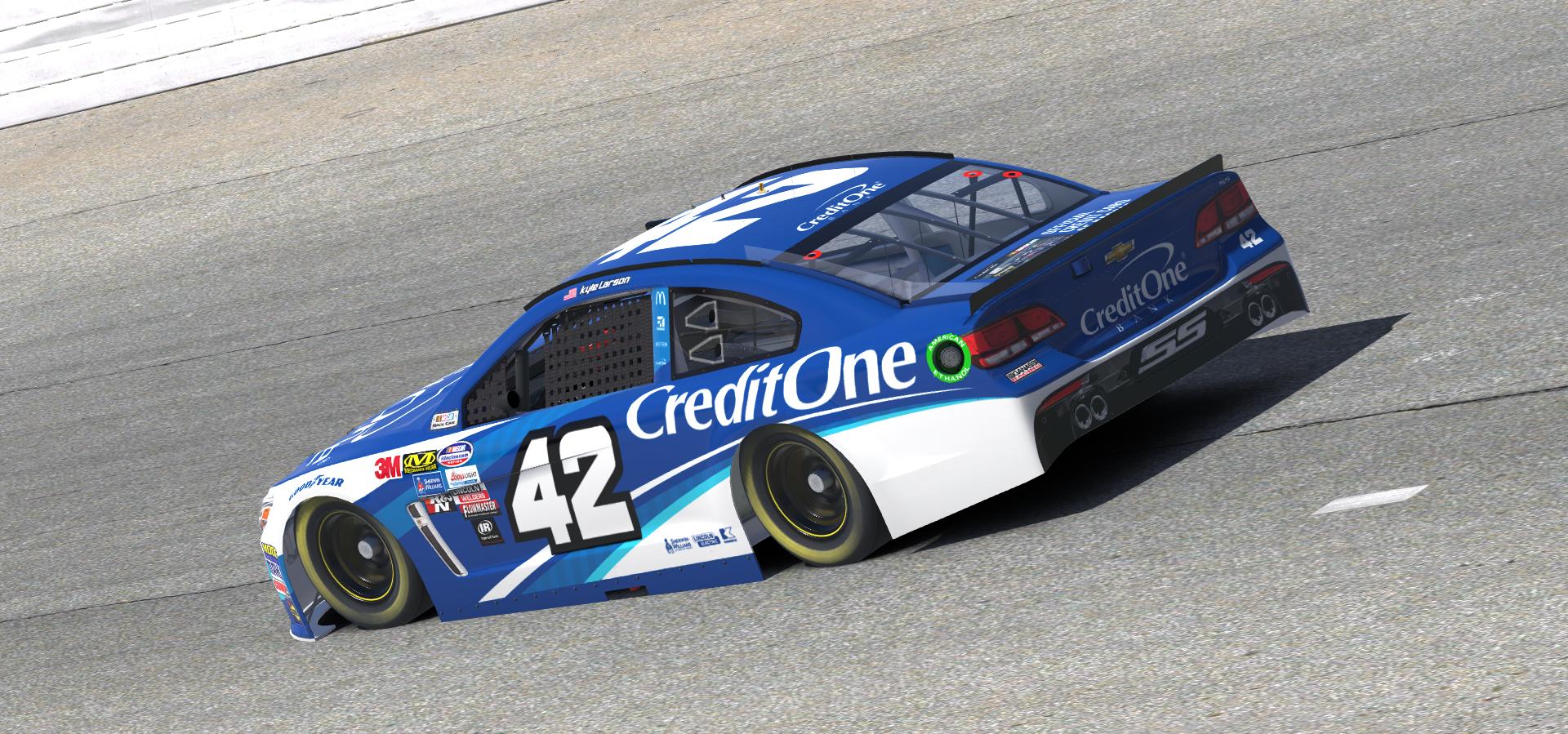 Preview of 2018 Kyle Larson Credit One Bank Chevy by Doug DeNise