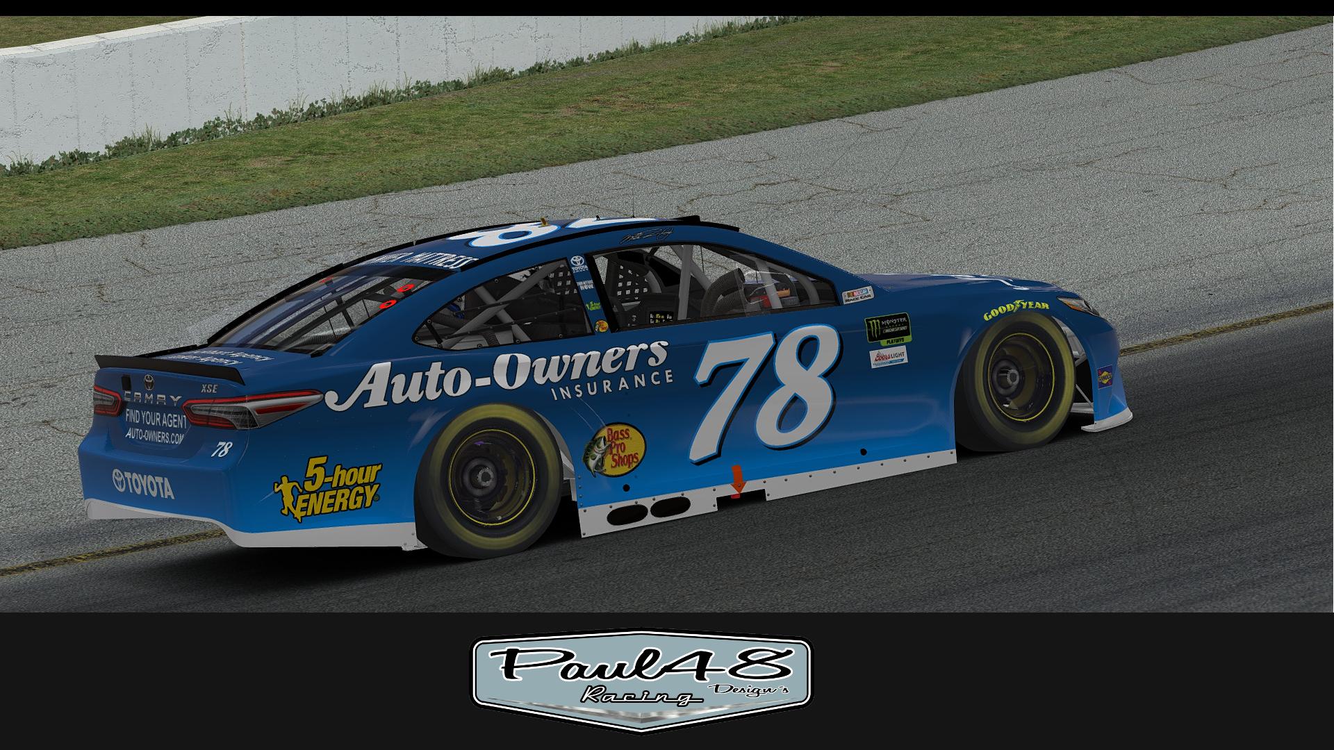 2018 Martin Truex Jr. Auto Owners Insurance by Thomas Sink