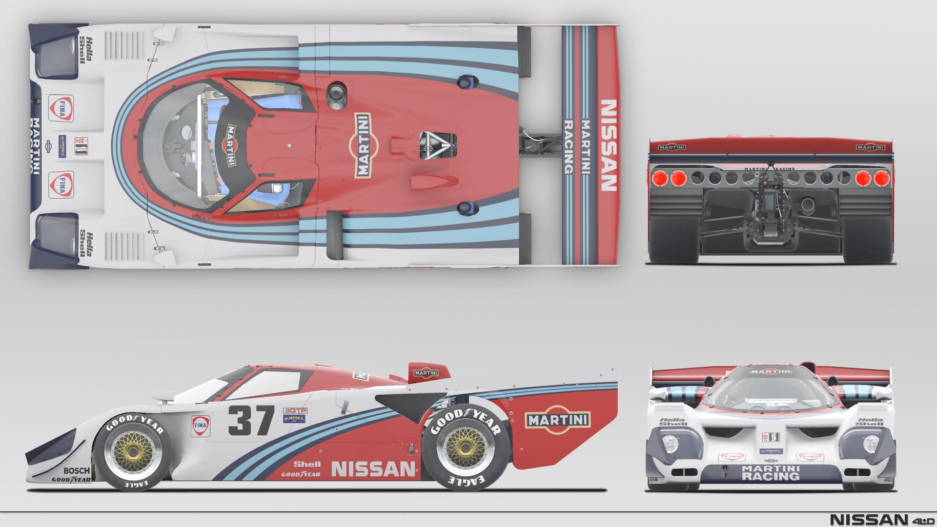 Martini Racing / Nissan [Fictional 80s/90s] 37 by Peter Leonard