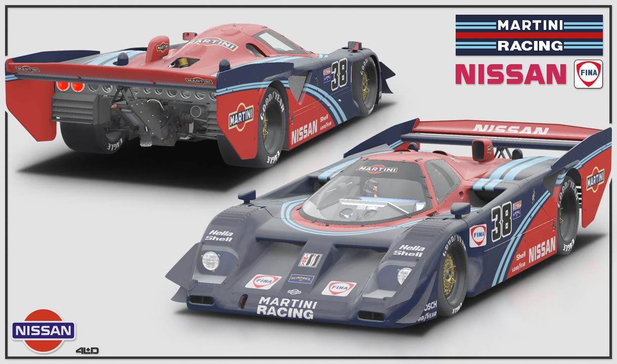 Martini Racing / Nissan [Fictional 80s/90s] 38 by Peter Leonard