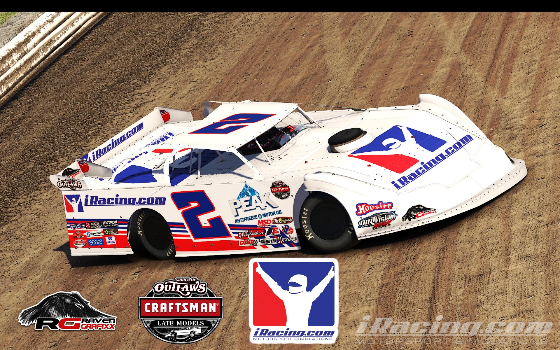 iRacing Dirt Late Model by Doyle Lowrance Trading Paints