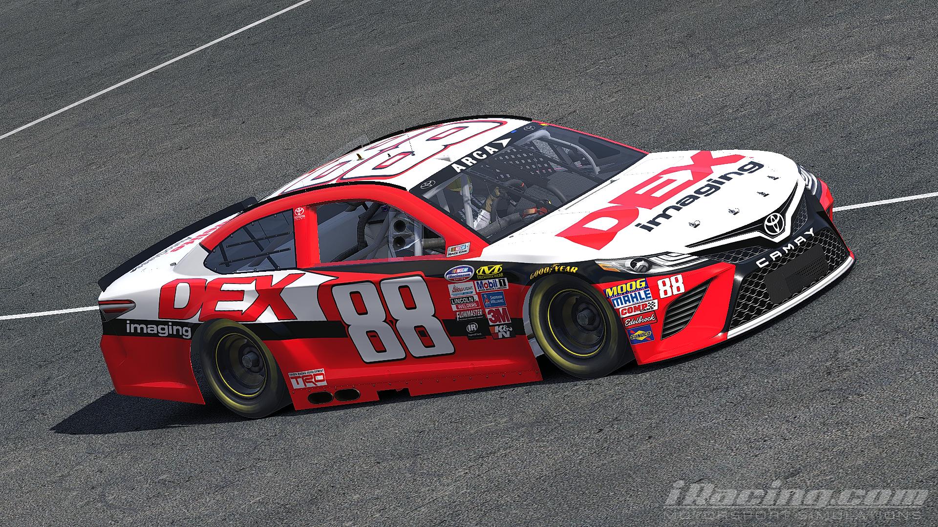 Harrison Burton Dex Imaging ARCA Toyota by Aaron Bean Trading Paints