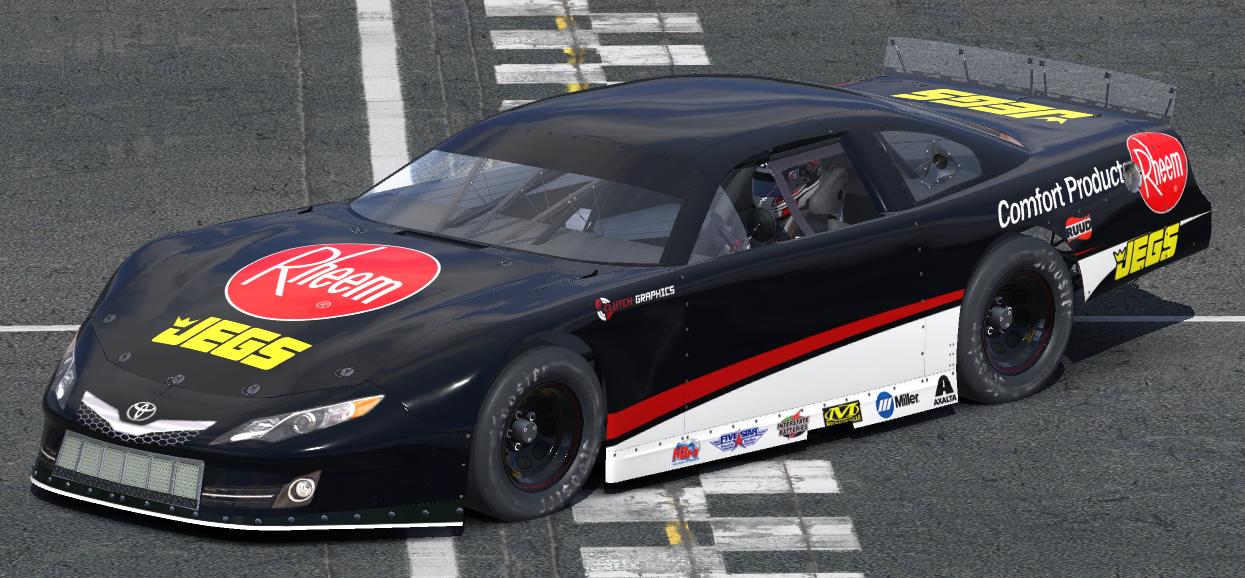 Kyle Busch Super Late Model Rheem by Jake Watson Trading Paints