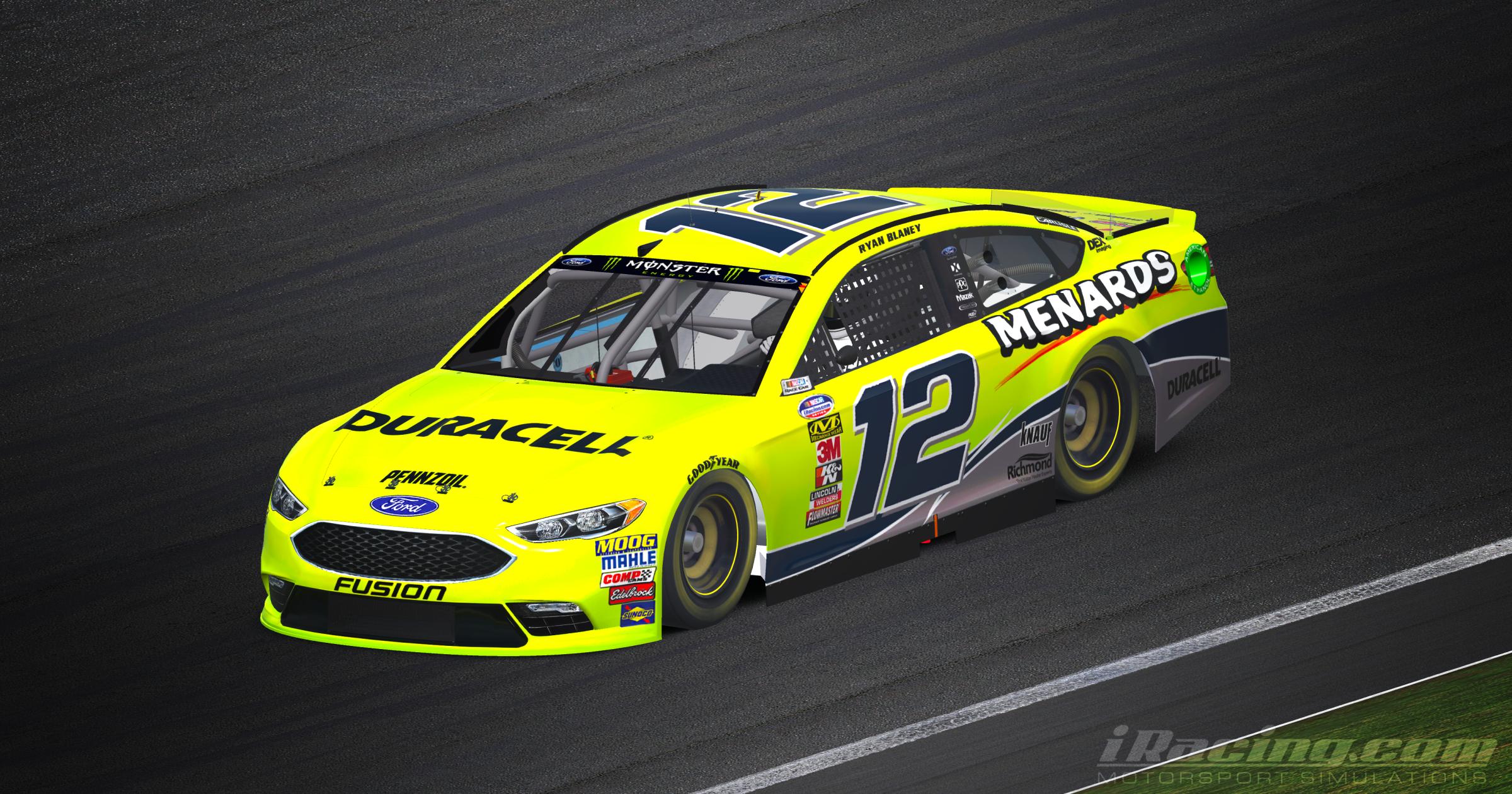 Preview of Ryan Blaney 2018 Darlington Throwback by Tyler King