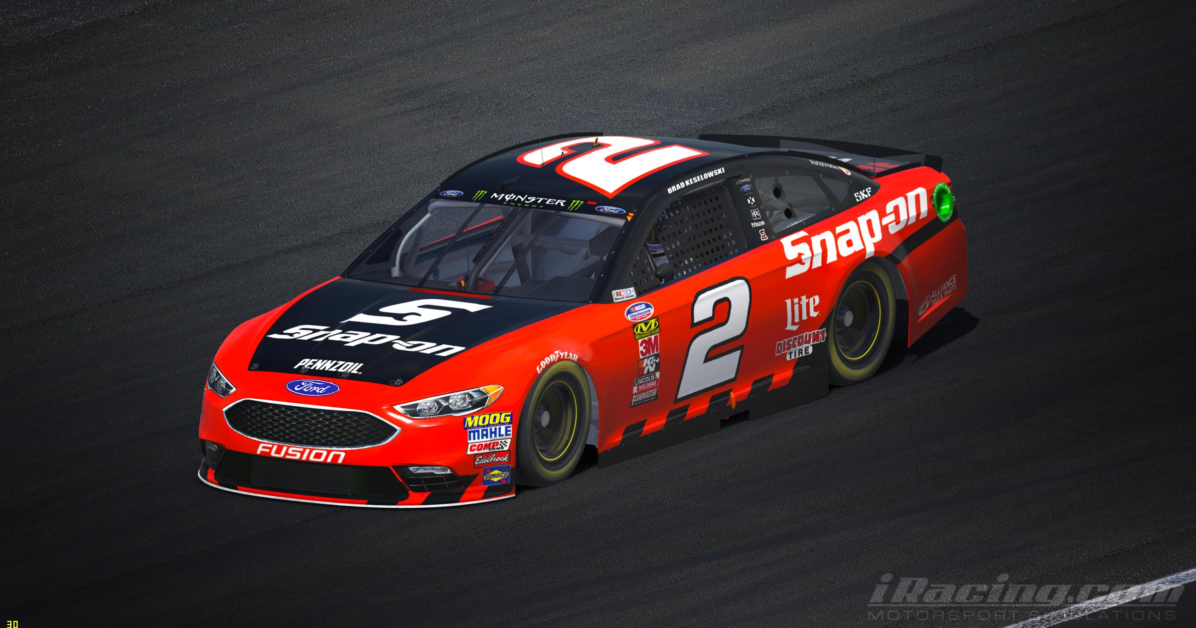 Preview of Brad Keselowski 2018 Snap On by Tyler King