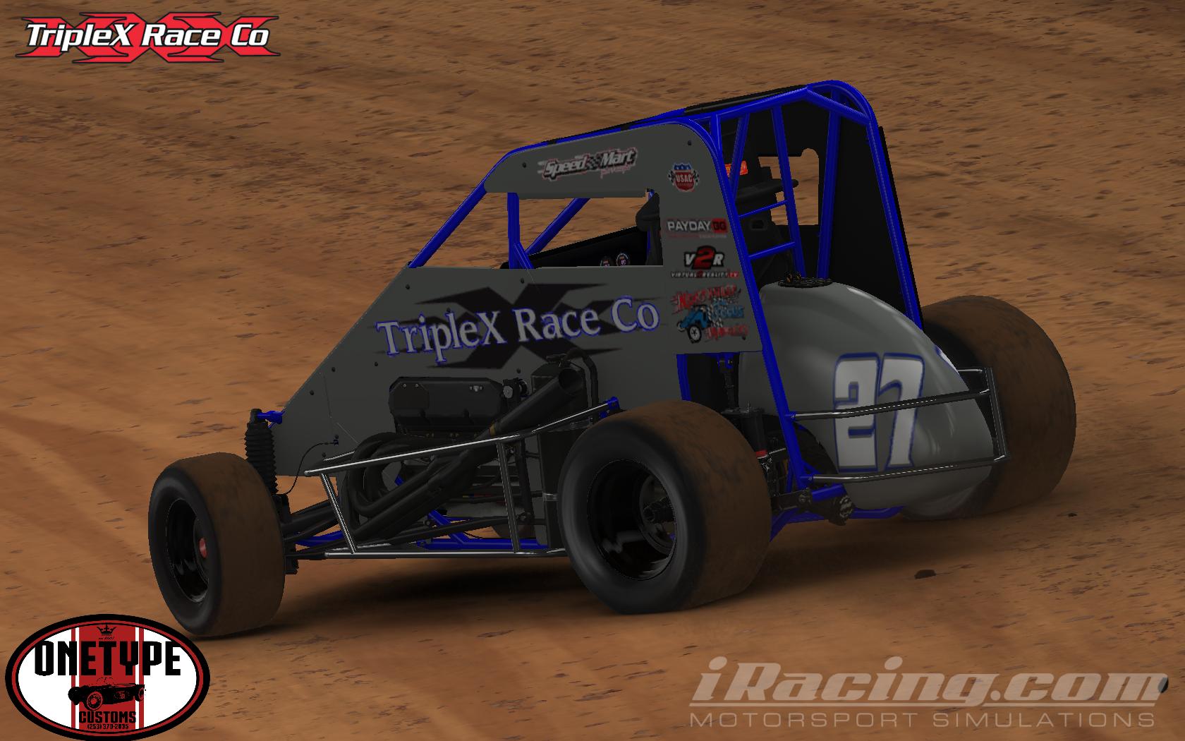 tripleX Race Co midget OTC by AJ Williamson Trading Paints
