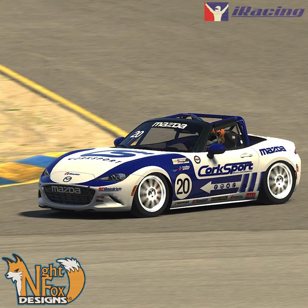 Corksport Global MX5 Blue by Steven B. Trading Paints