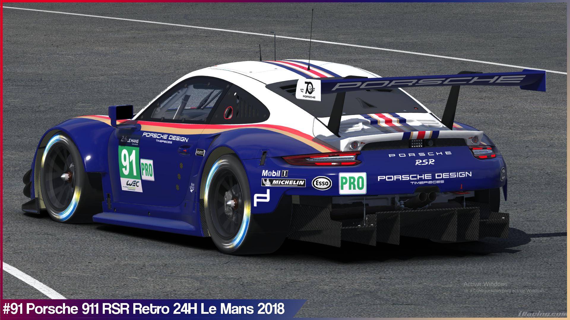 Preview of #91 Porsche Retro 24H Le Mans 2018 by Sergio Hernando