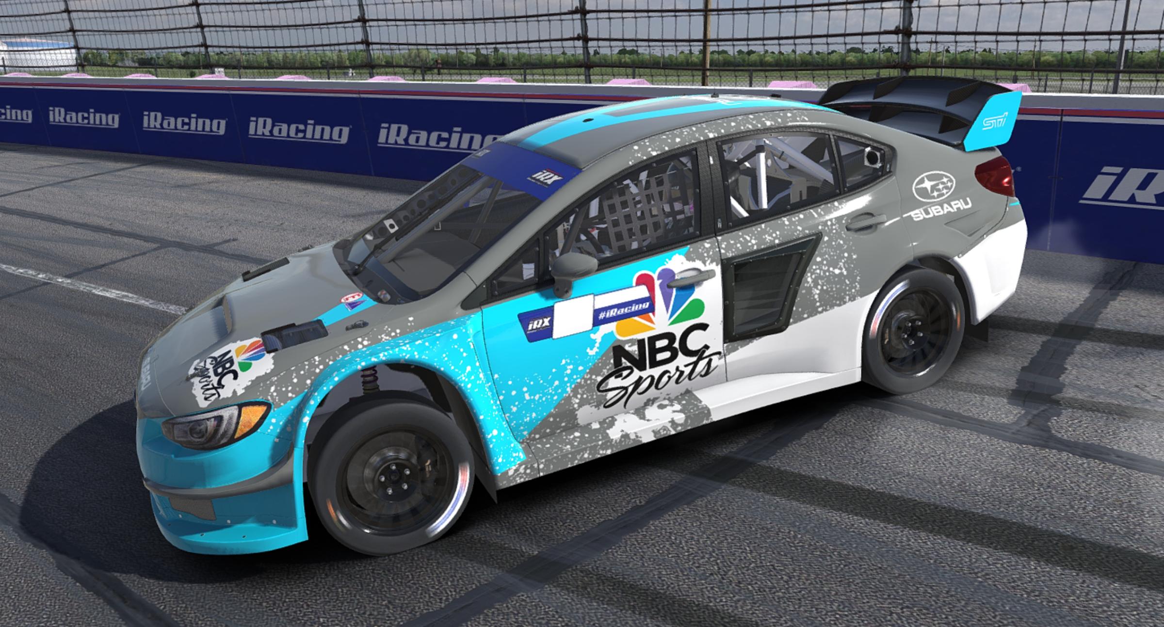 NBC Sports Subaru WRX STi by Tolsma Trading Paints