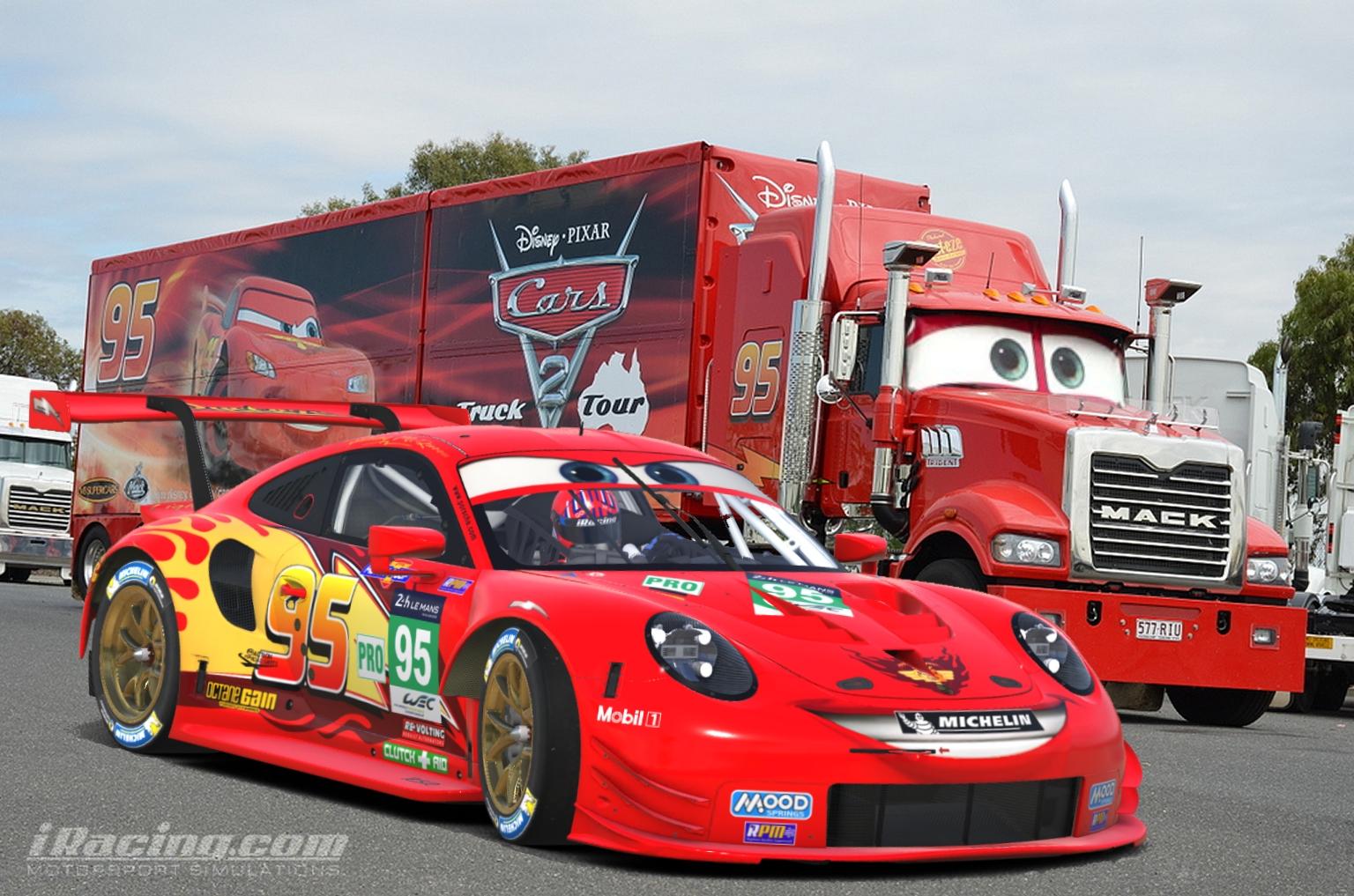 lightning mcqueen porsche
