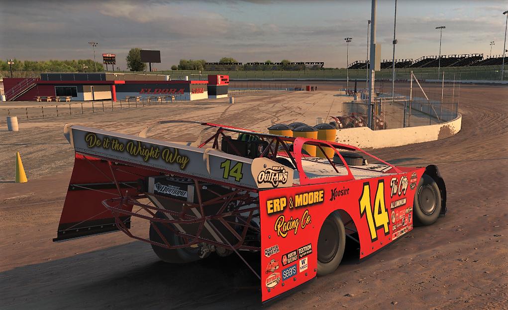 LARRY MOORE 1981 WORLD 100 WINNING CAR by Byron Morris Trading Paints