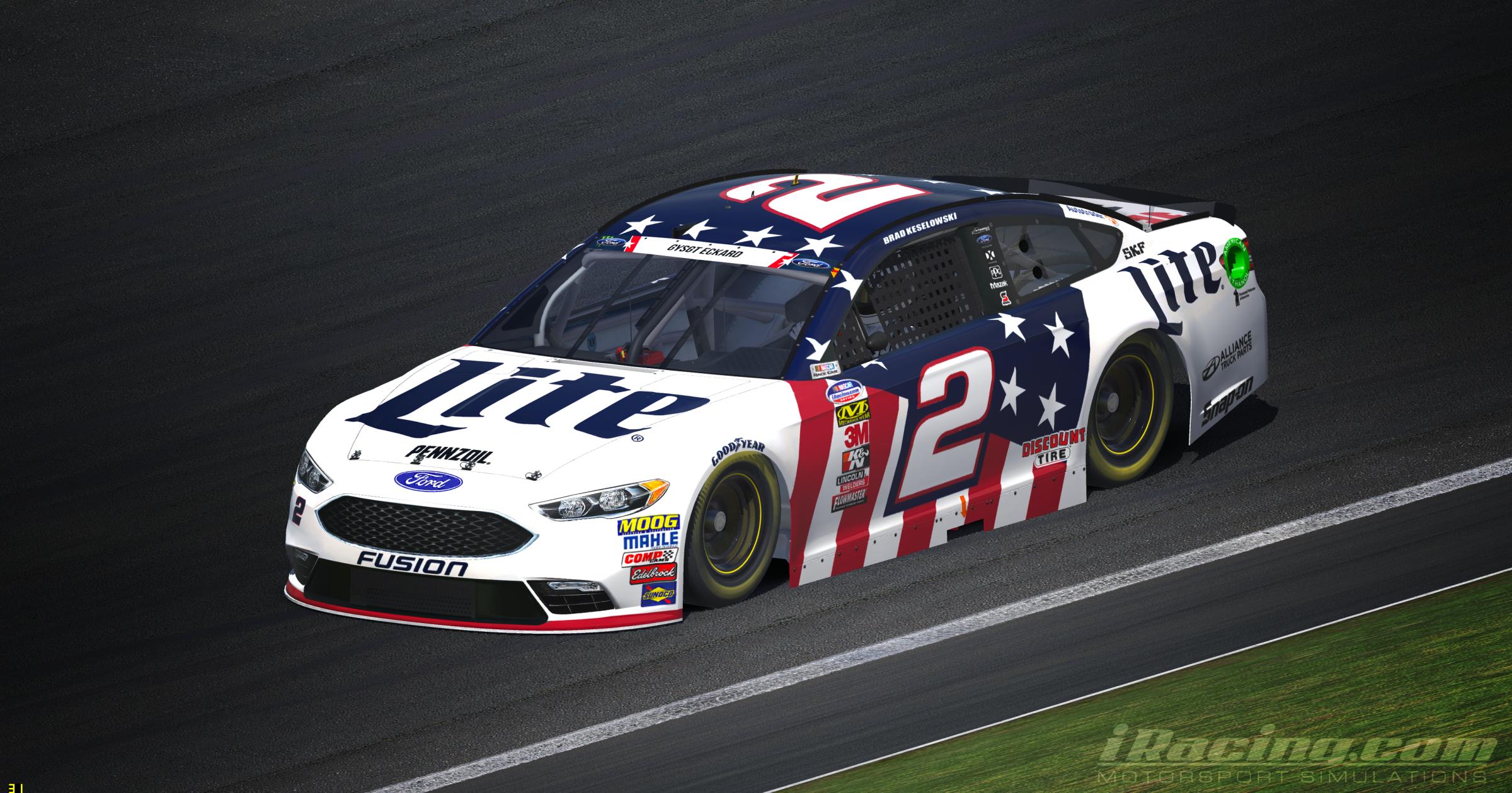 Brad Keselowski Miller Lite NASCAR Salutes 2018 [UPDATED] by Tyler King