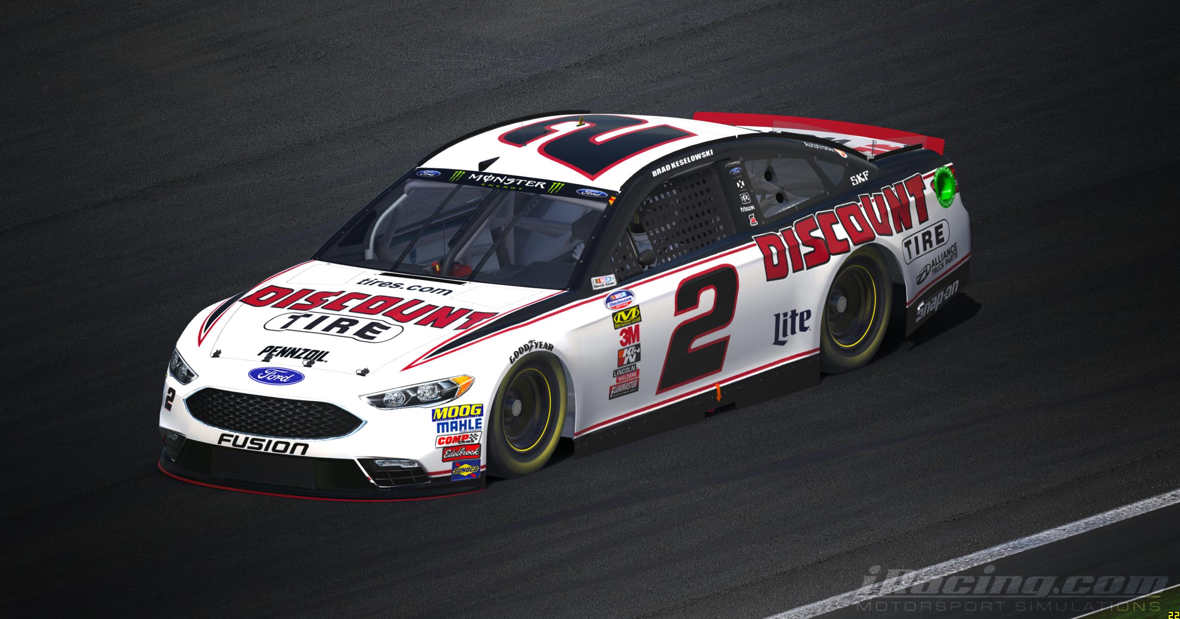 Brad Keselowski Discount Tire 2018 [UPDATED] by Tyler King Trading Paints