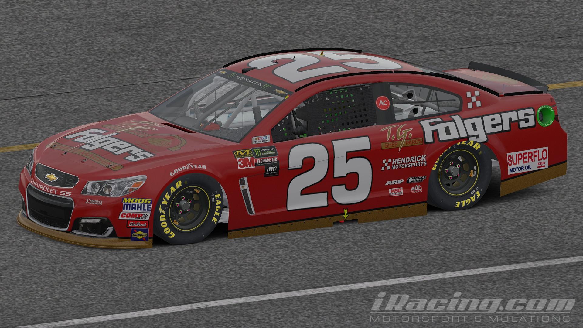 Folgers Coffee (Tim Richmond) by Scott Pierchorowicz Trading Paints
