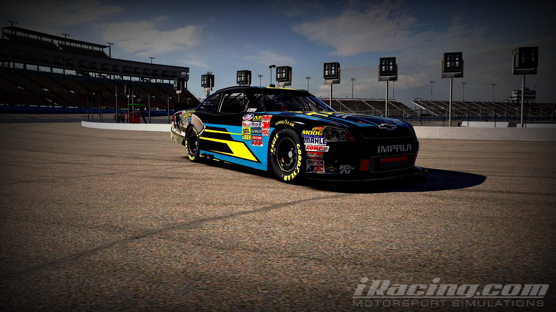 NASCAR Nationwide Chevy Impala Flex Tape by Russell Caney Trading Paints