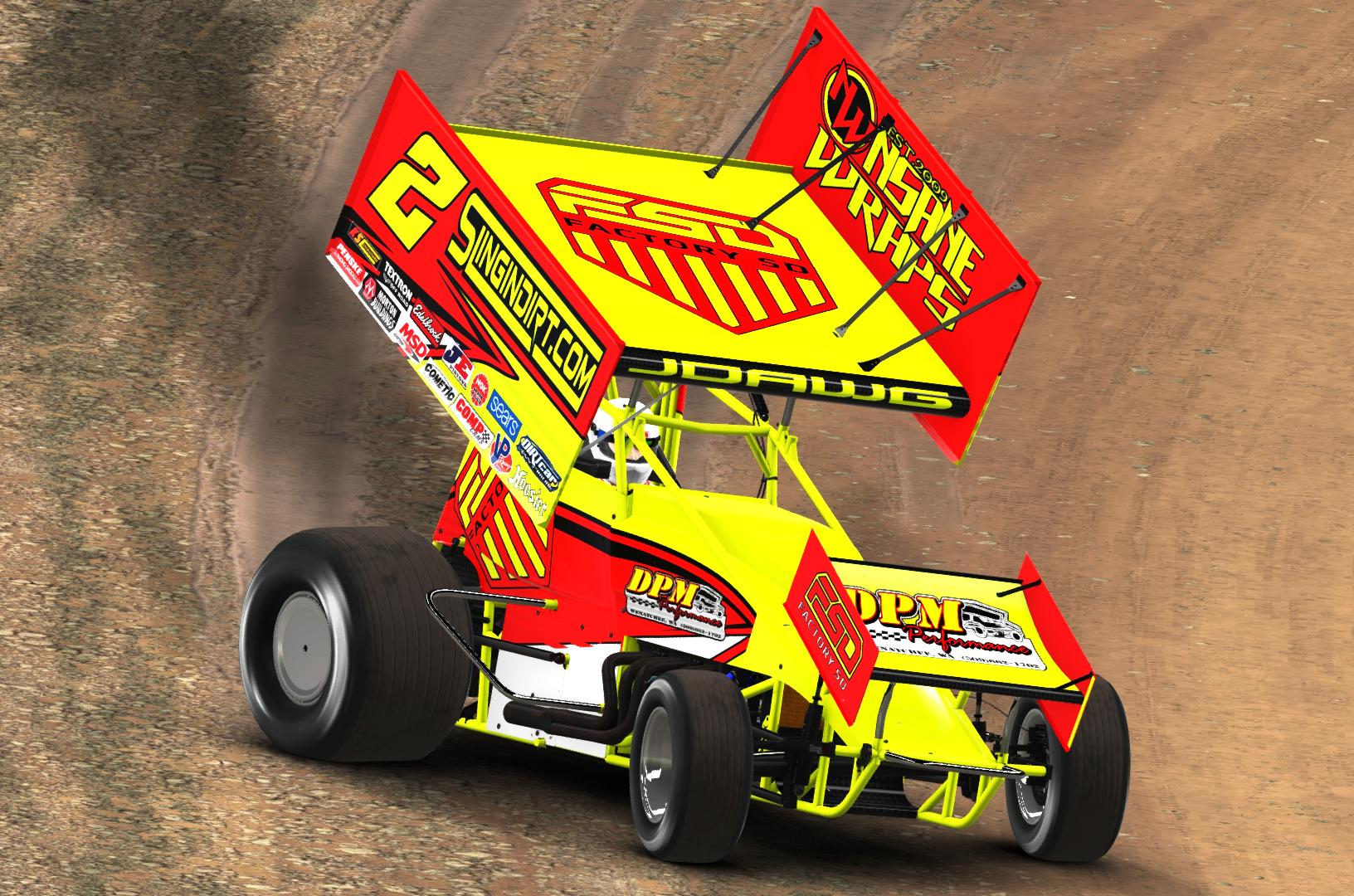 Nsane Wraps House Car WoO Sprint Car by Jay Adair Trading Paints