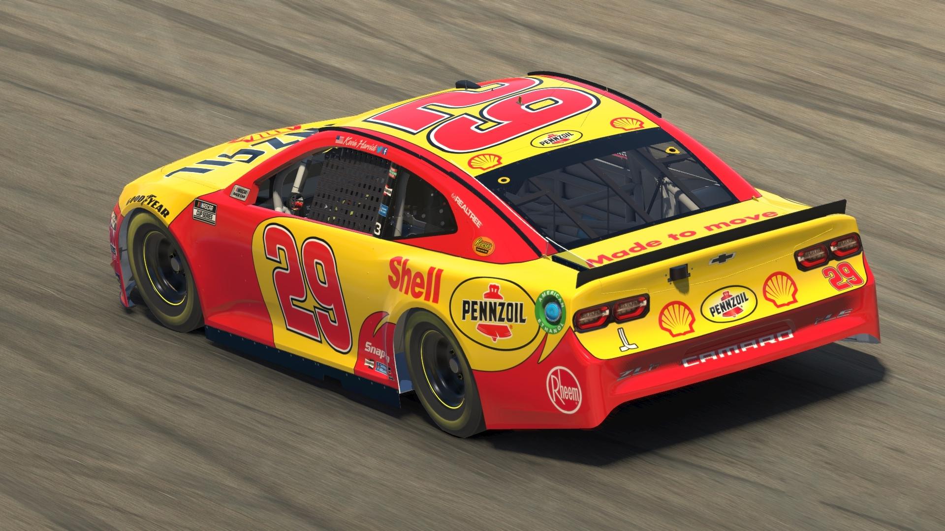 kevin harvick pennzoil car
