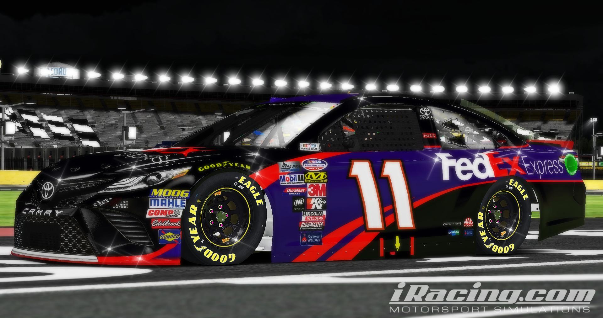 Fedex Denny Hamlin Toyota Camry Gen 6 By T Williams Trading Paints Preview Of Fedex Denny Hamlin Toyota Camry Gen 6 By T Williams