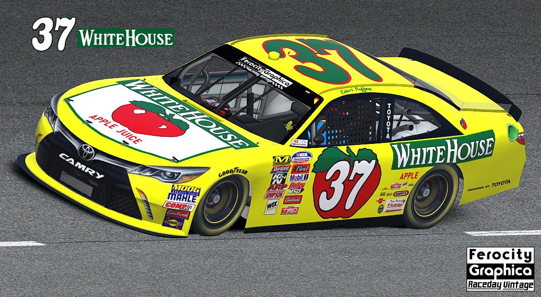 2001/2002 37 Robert Huffman Whitehouse Apple Juice Toyota (Goodys Dash) by Scott Mitton