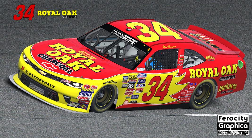 1995/1996 34 Mike Mclaughlin Royal Oak Chevy (Busch Series) by Scott