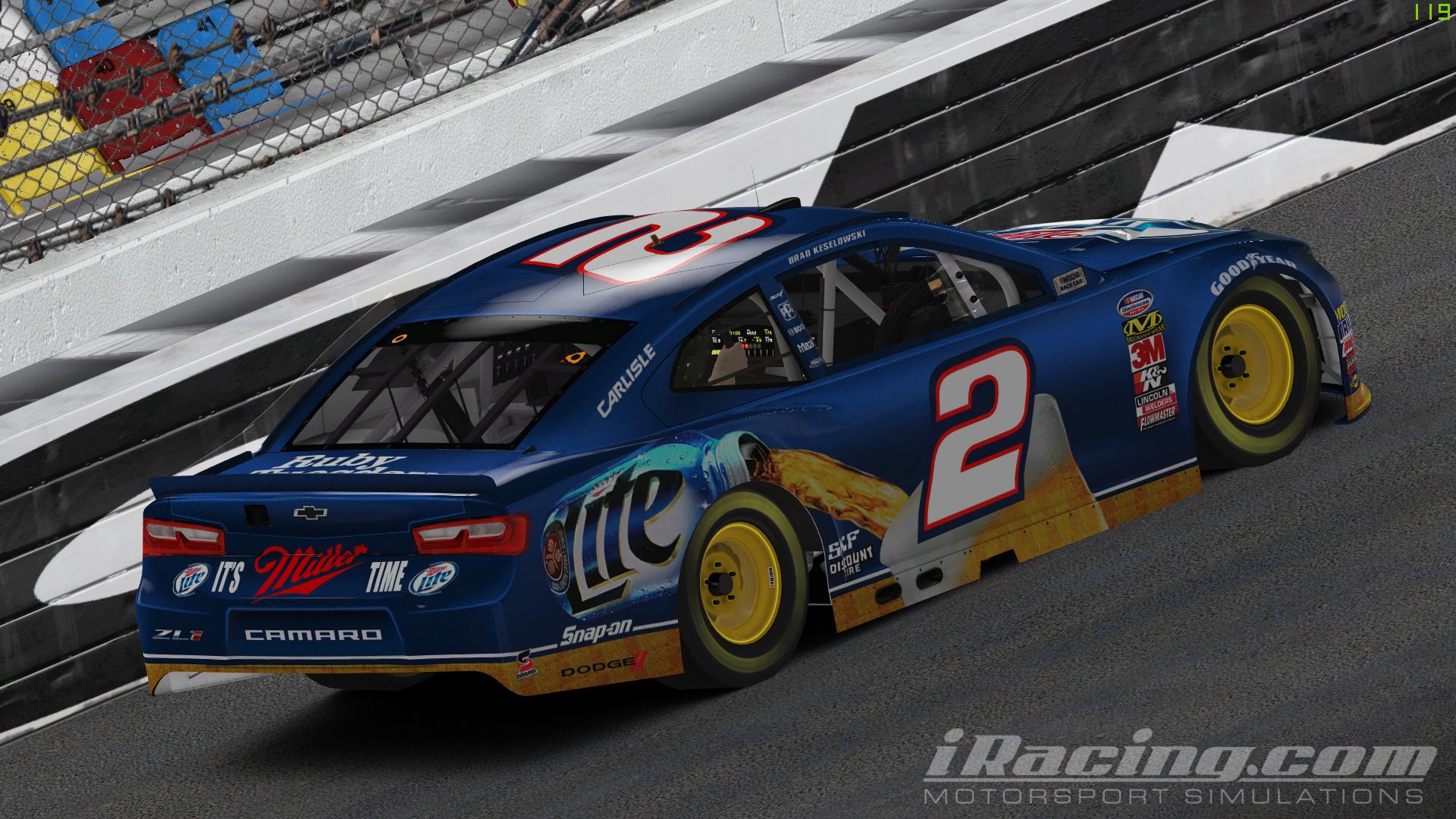 Preview of 2012 Brad Keselowski Miller Lite Camaro ZL1 by Sean Peleg