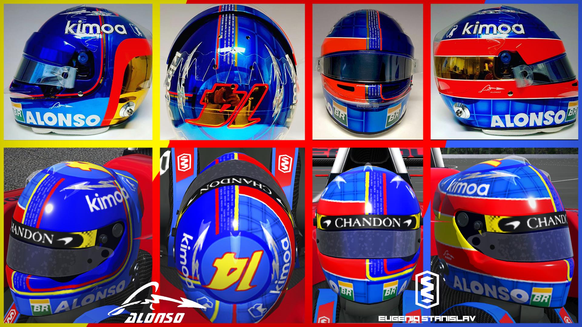 Preview of Fernando Alonso Special Helmet by Eugenio Stanislav