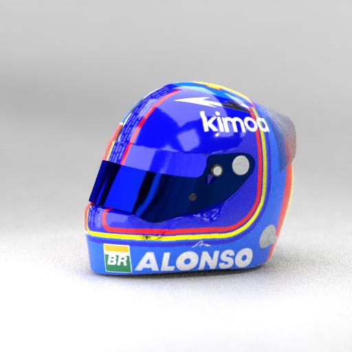 Preview of Fernando Alonso Special Helmet by Eugenio Stanislav