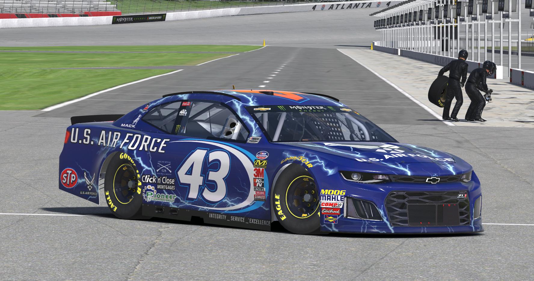 Preview of Bubba Wallace USAF 2018 by Erik Le