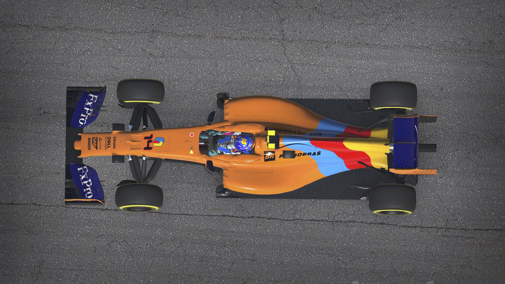 Preview of Mclaren MP4 30 Fernando Alonso Special Livery by Eugenio Stanislav
