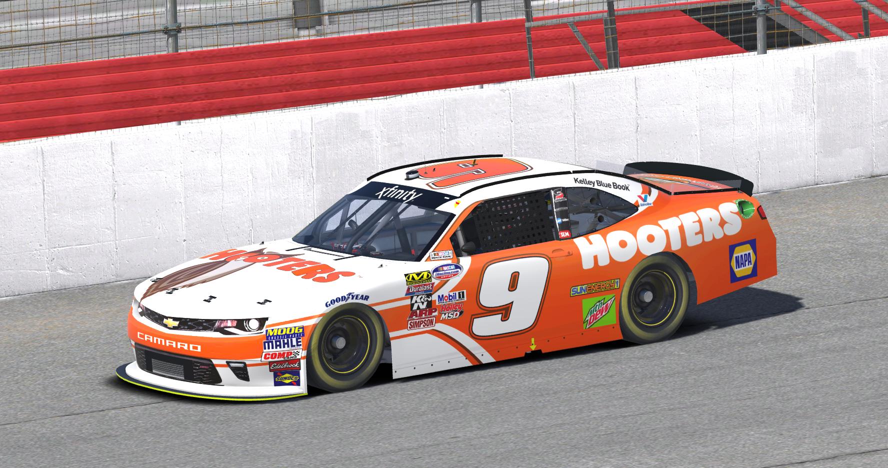 Chase Elliott 2018 Hooters Camaro (Xfinity) by Erik Le