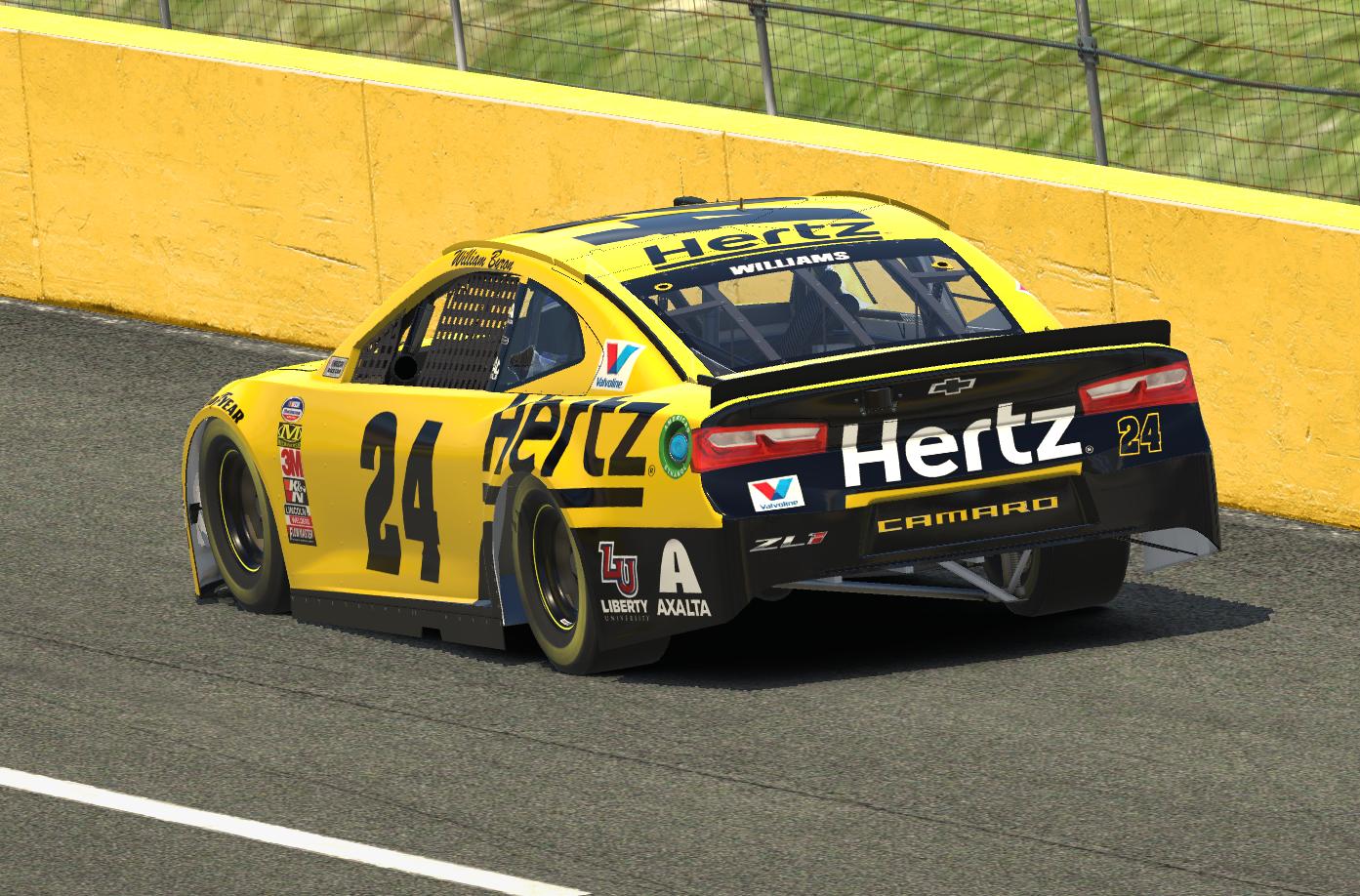 William Byrons 2019 Hertz Chevy Camaro by Justin M. Williams Trading