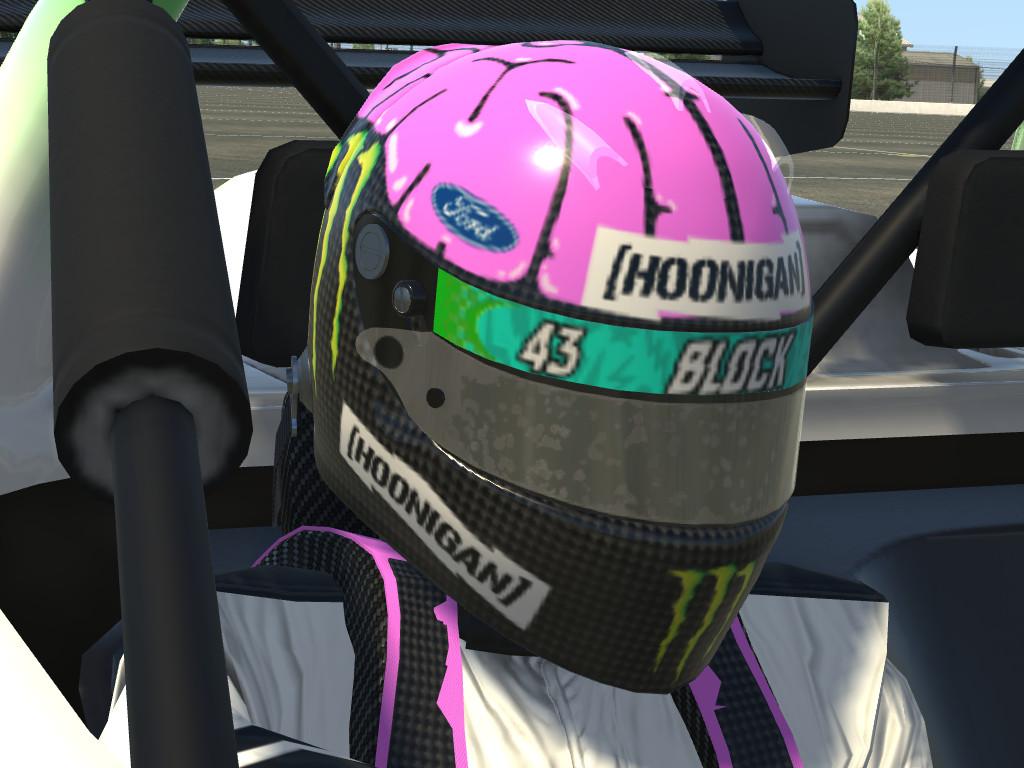 Ken Block Gymkhana 10 Brain Bucket helmet by James L. Trading Paints