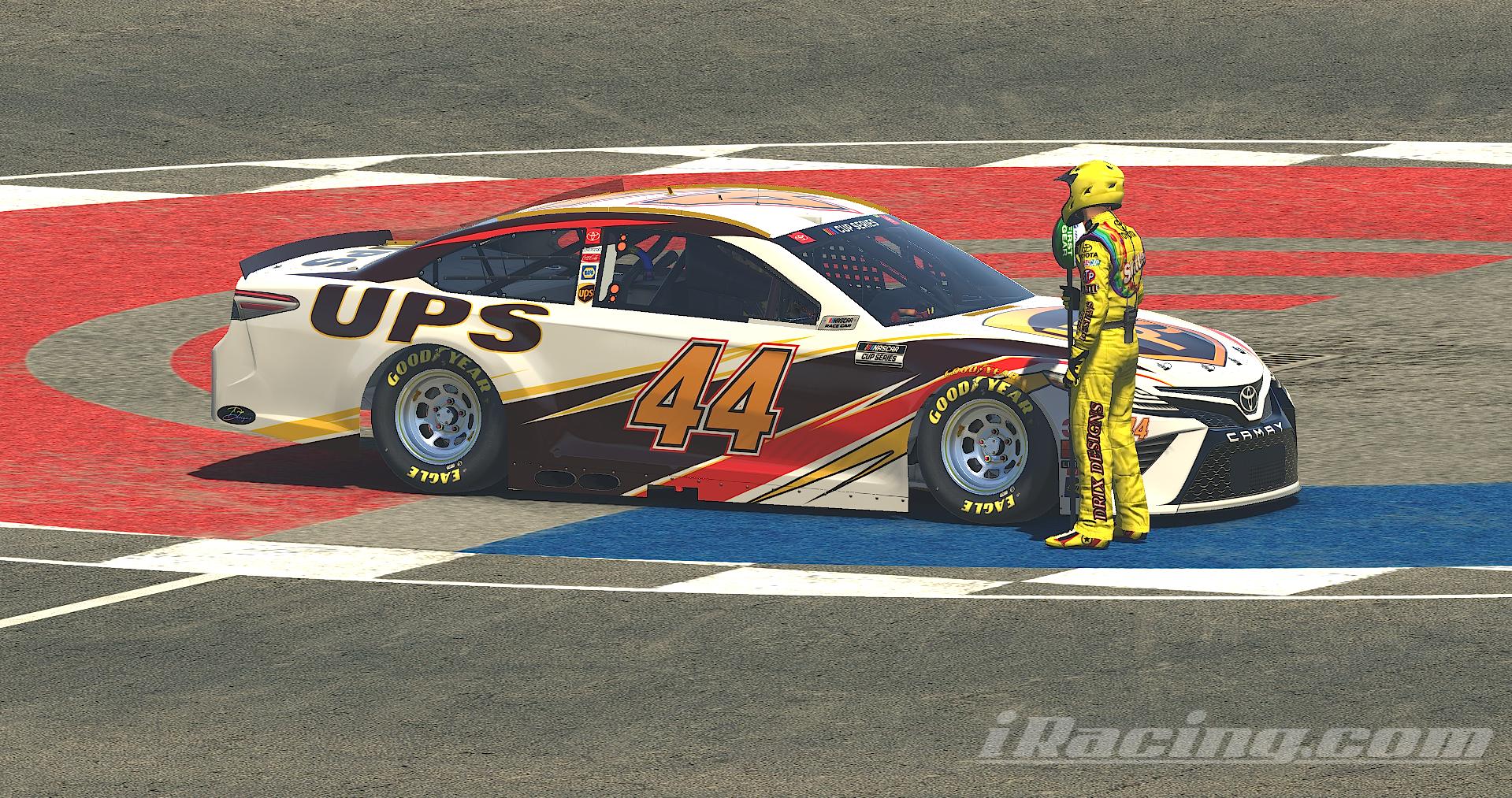 Dale Jarrett UPS Scheme (w/o #) by Davie Hendricks - Trading Paints