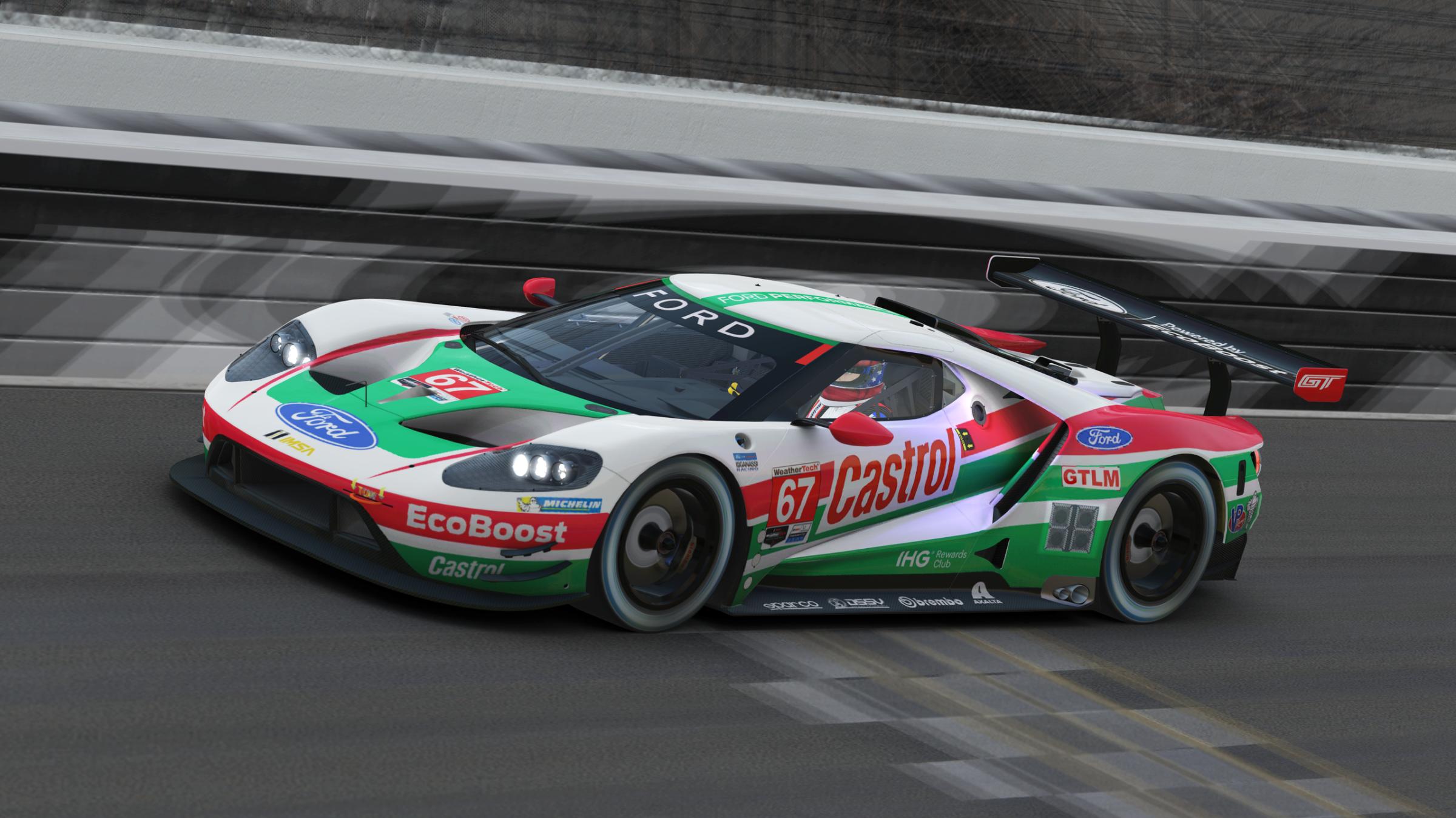 Castrol 67 Ford GT by Andrew Fawcett Trading Paints
