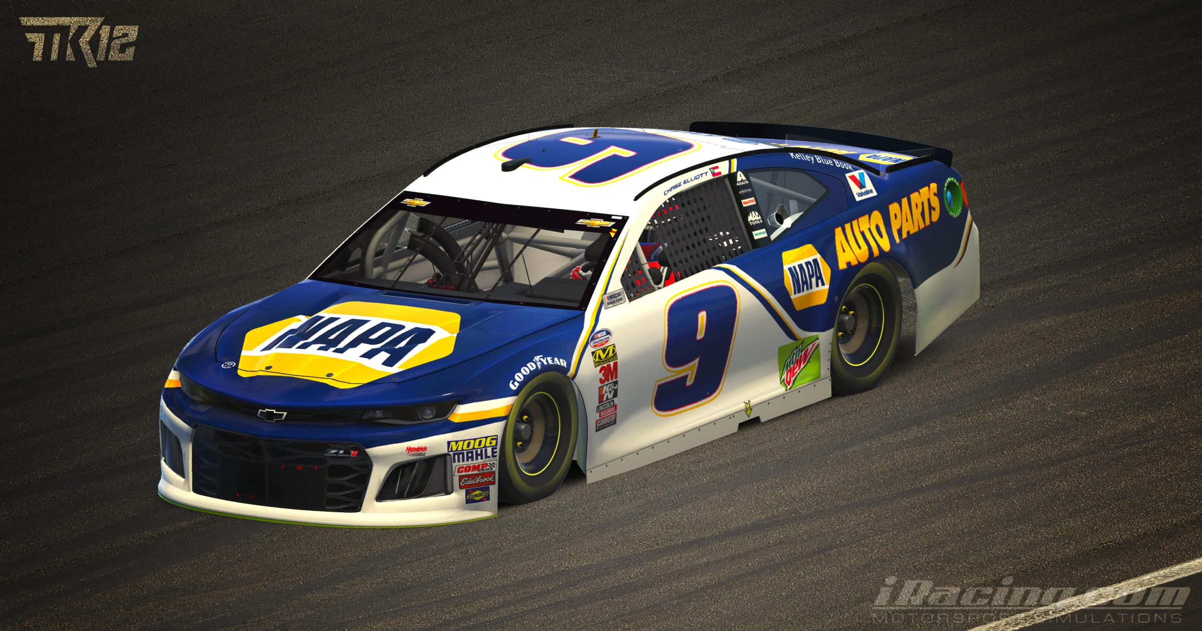 chase elliott model car