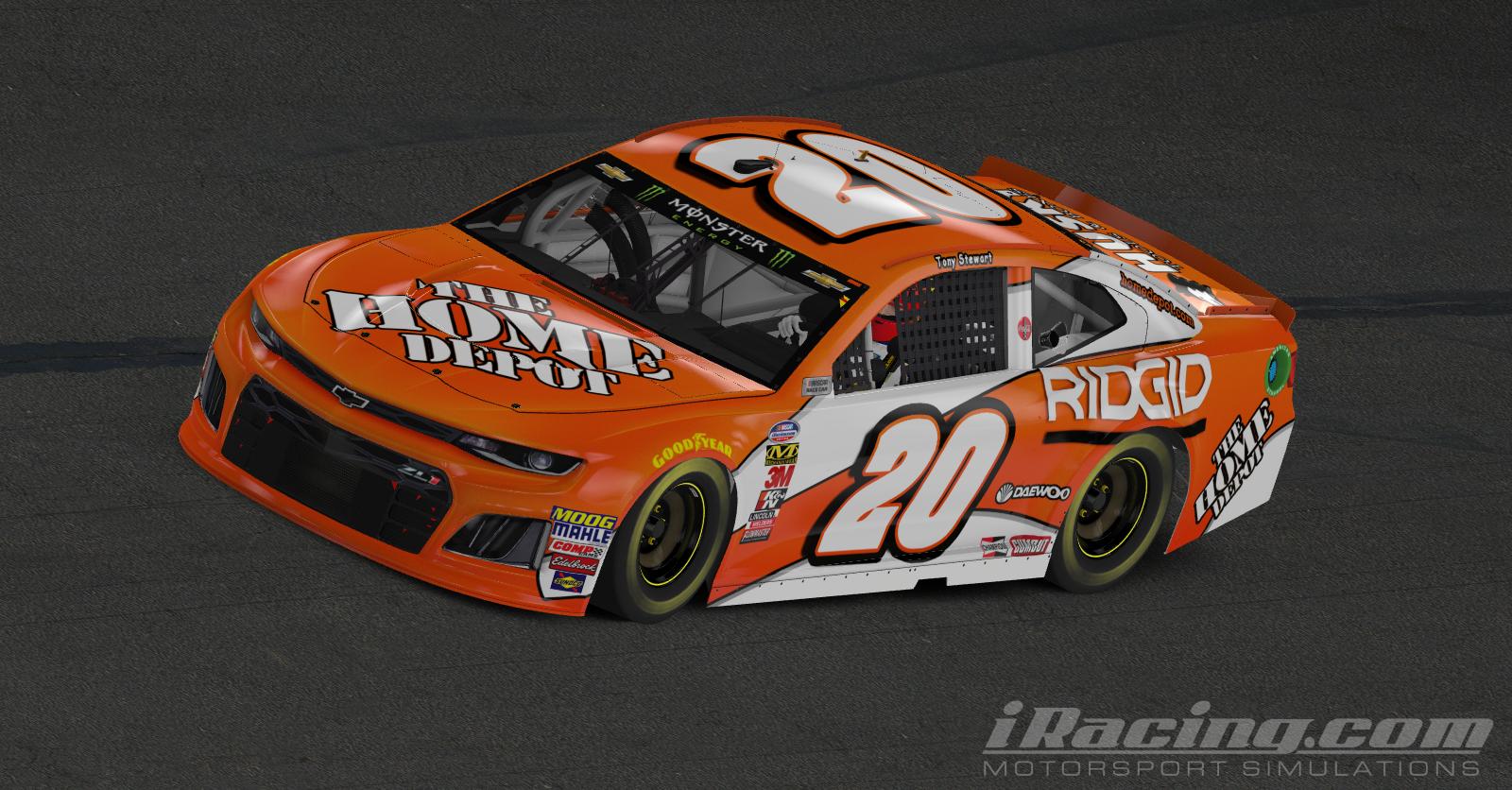 Tony Stewart 2001 Home Depot Camaro by Aly Osman Trading Paints