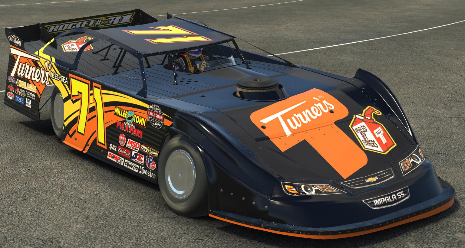 Turners Iced Tea Dirt Late Model by Matt S. Trading Paints