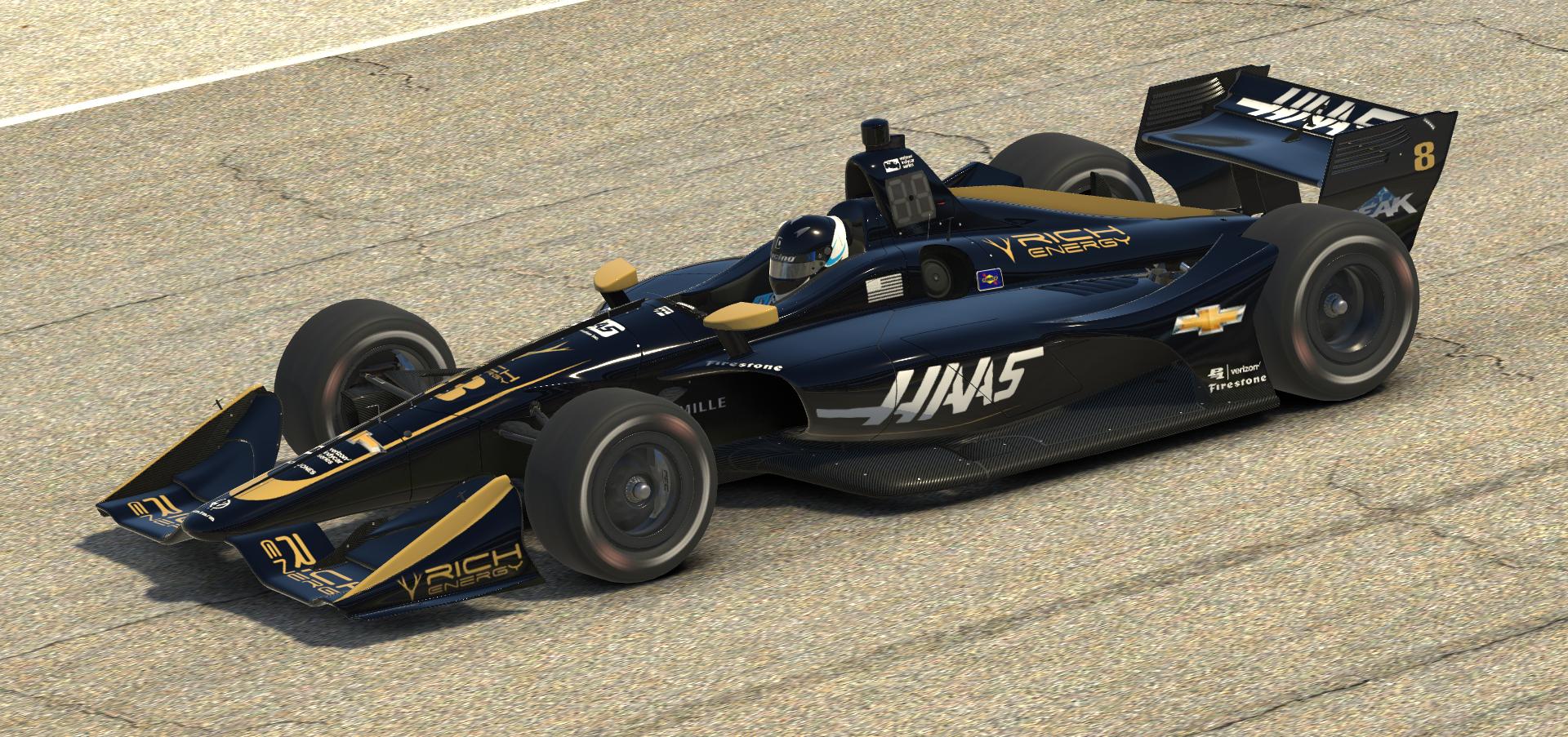 haas f1 model car