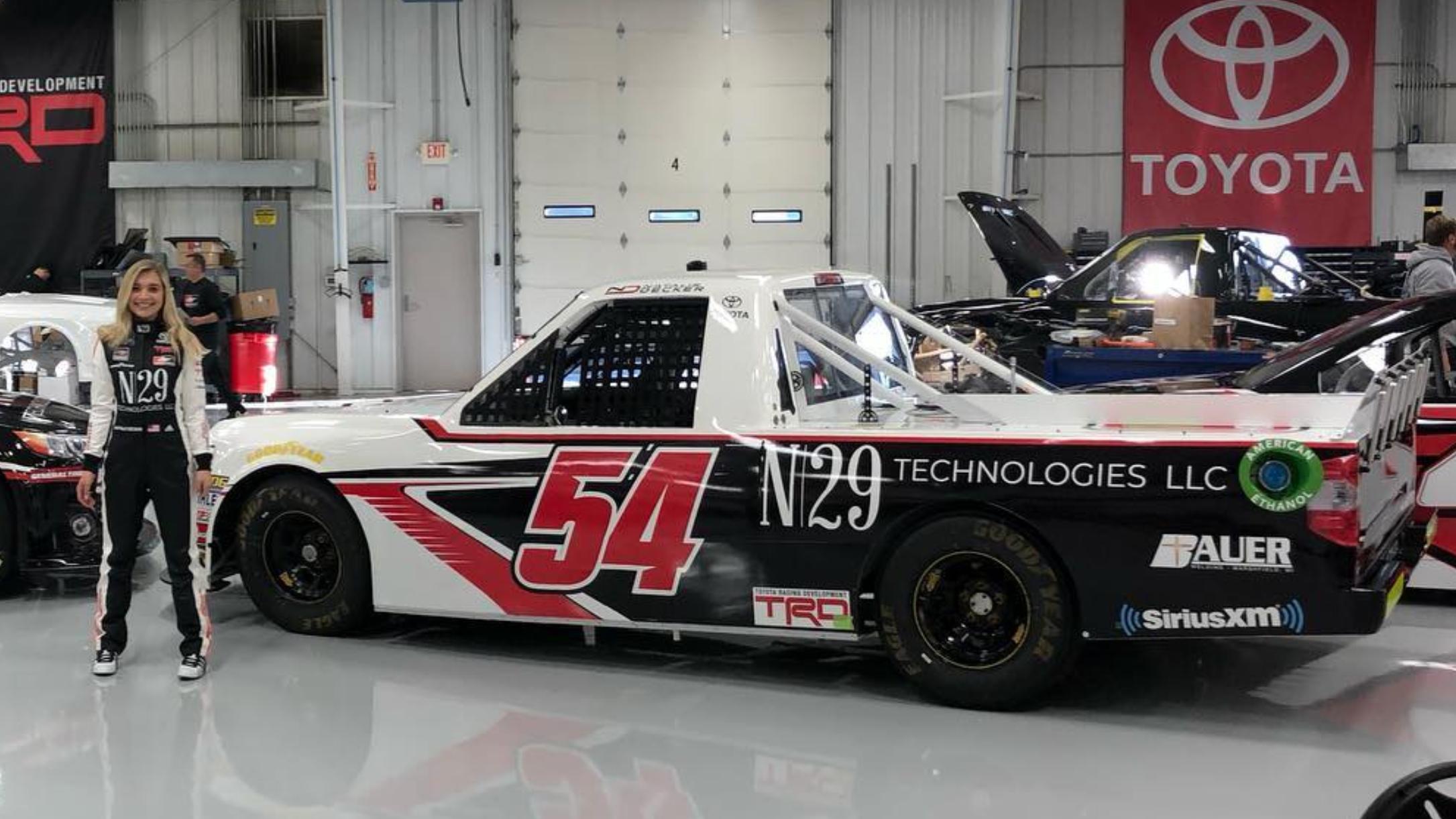 Natalie Decker #54 N|29 Technologies 2019 NASCAR Gander ...