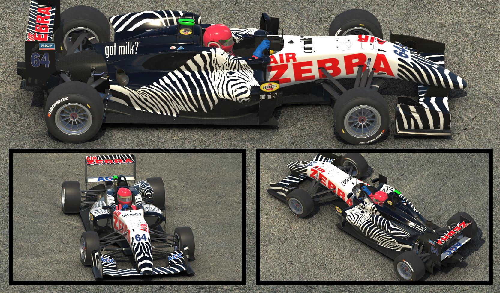 Preview of Dallara F3 Zebra Air by Clyde Coman